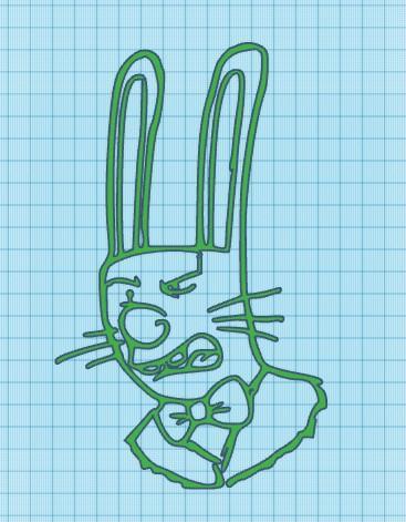 RANSID RABBIT - ROCKOS MODEN LIFE - WALL ART