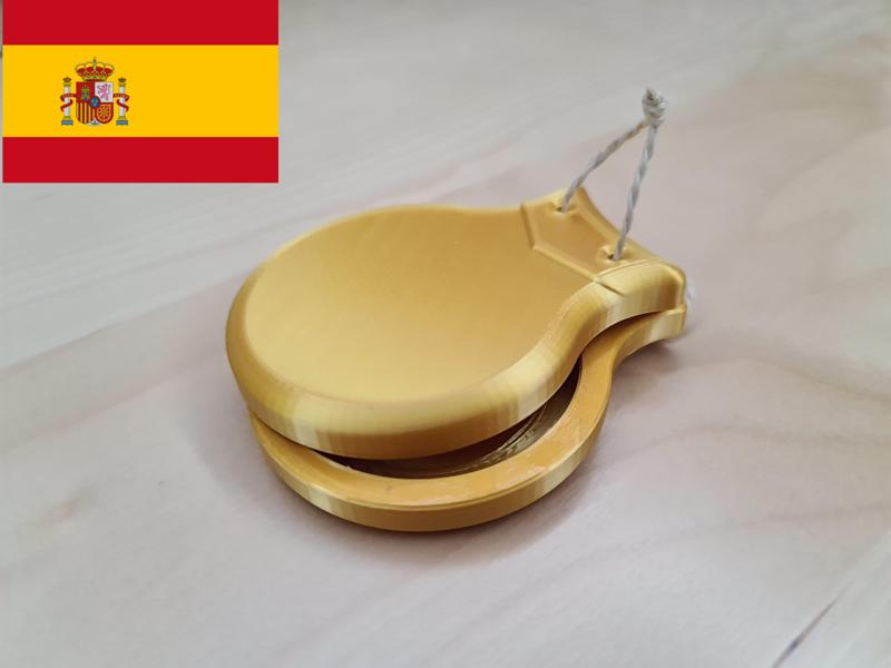Original Spanisch made castanets for beginners