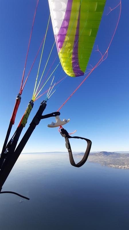 Paraglider brake handle
