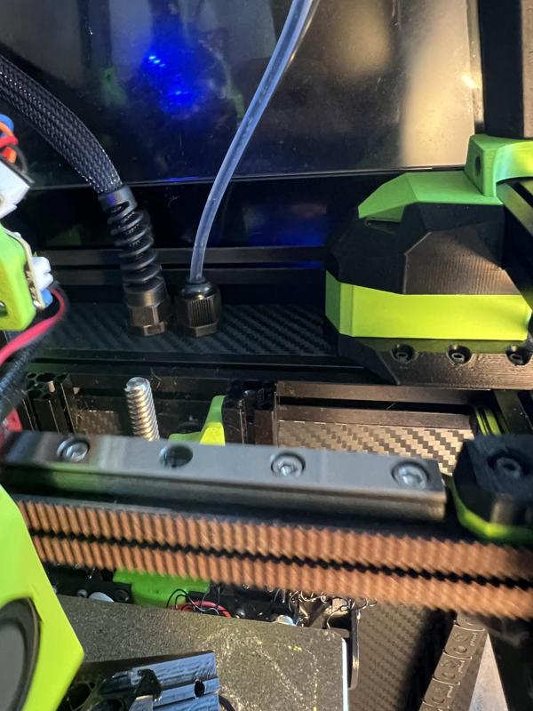 Voron V0 Motor Panel with 2x PG7 Mount