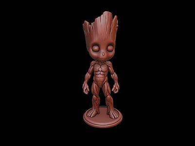 Groot figure Bust