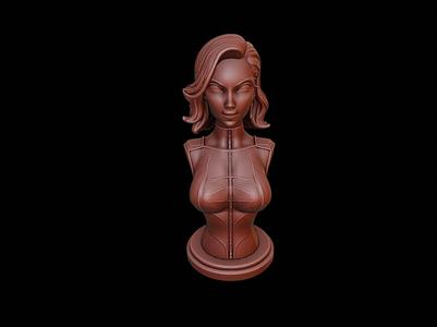 Black Widow Bust
