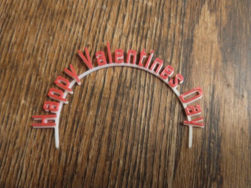 Valentines Day Cake Topper