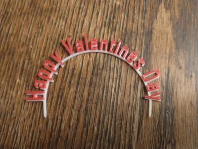 Valentines Day Cake Topper