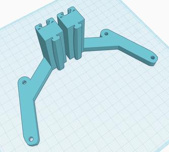 Sonic Pad 2020 Extrusion Bracket (Hybrid Extrusion)