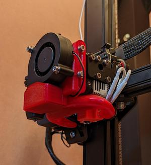 Ender 3 S1 Twin Jet 5015 Fan Duct