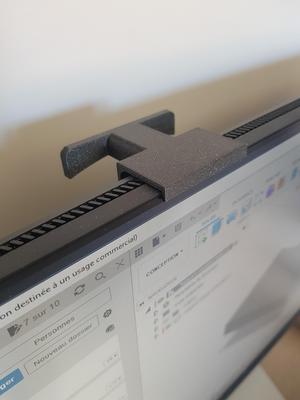 Simple support computer audio headset for DELL monitor