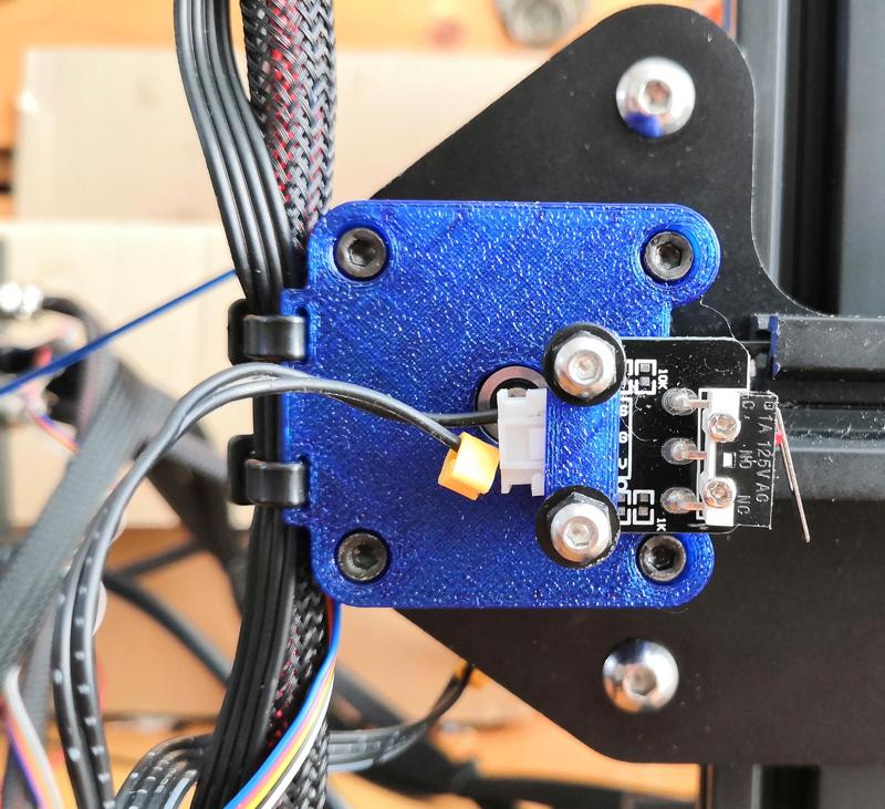 Creality CR-10 X and Y axis stepper shaft reinforcing counter bearing housings (probably fit Ender-3 too)