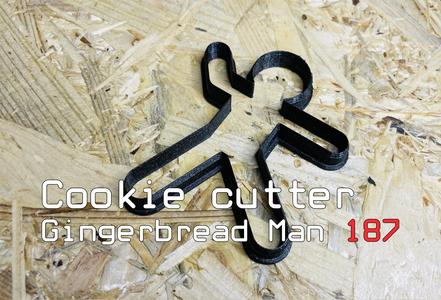 Cookie cutter - Gingerbread Man 187