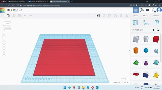Z Offset test