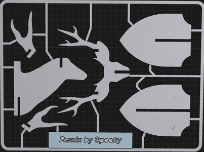 Deer Head Card With Magnets