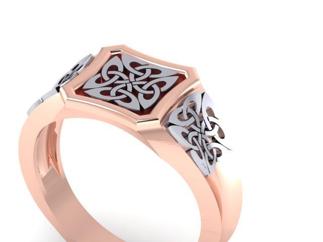 ELEGENT 3D GENTS RING