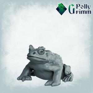 Fantasy miniatures for tabletop games. Toad familiar