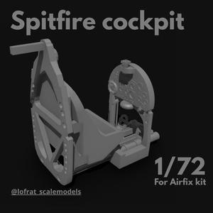Spitfire cockpit 1/72 for Airfix kit