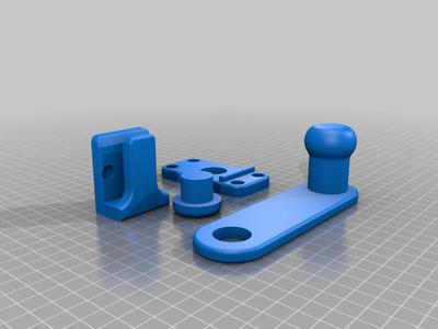Powerful latch for the shed