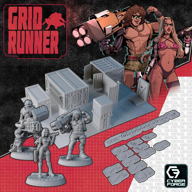 GridRunner #5 - Solo Adventure Game - Bikini Burnout - Free Dragon Cyberpunk Warhammer