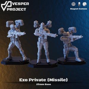 Exo Private (Missile Back)