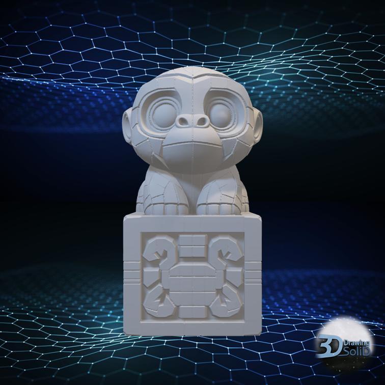 Ancient Monkey Decor