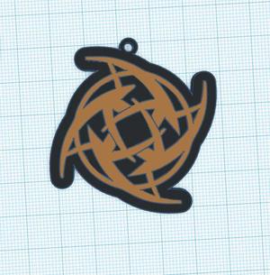 Ninjas in Pyjamas (NiP) Old Logo (Keychain)
