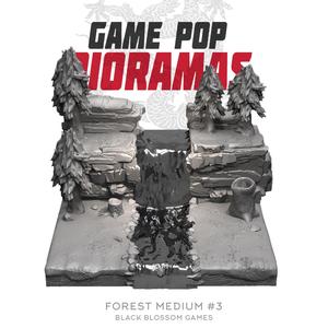 DRM003 Forest M #3 Diorama :: Game Pop Dioramas :: Black Blossom Games