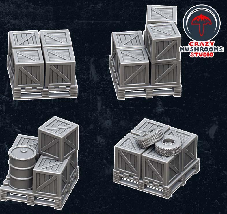 Crate scenery pack