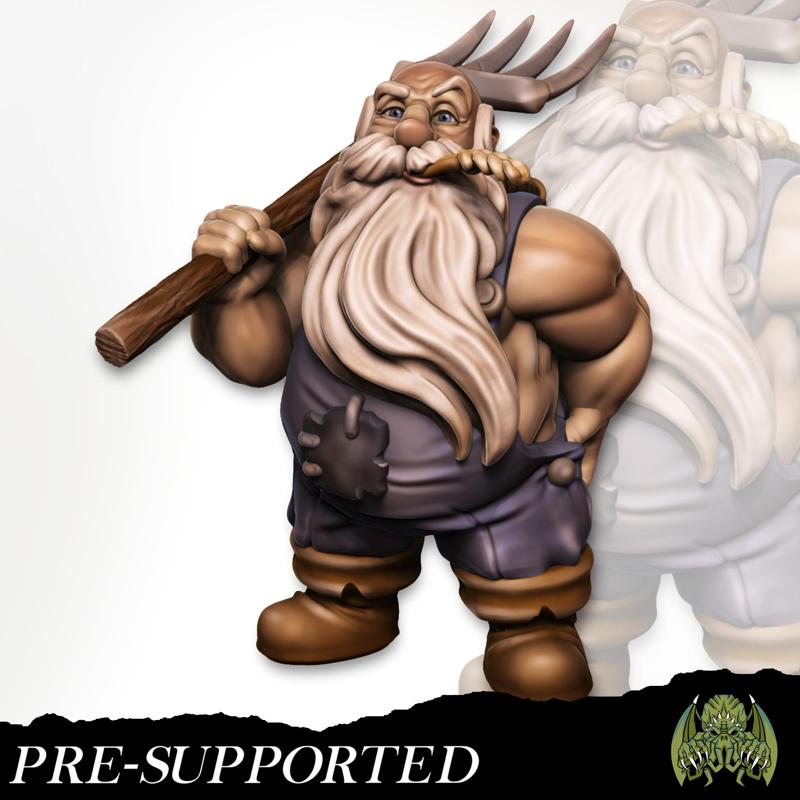 Kletus Dryearth  [PRE-SUPPORTED] Farmer Dwarf Paesan