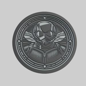 Ant-Man and the Wasp: Quantumania Medallion CNC Ant-Man and the Wasp: Quantumania 3d Printer Obj Stl