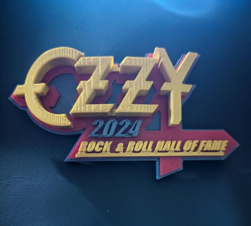 OZZY 2024 ROCK HALL!  TRIBUTE MAGNET