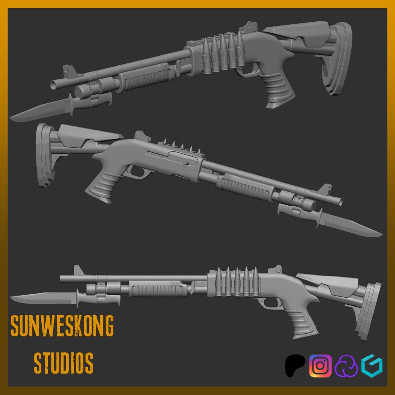 Blade Daywalker Shotgun 1/12 Scale