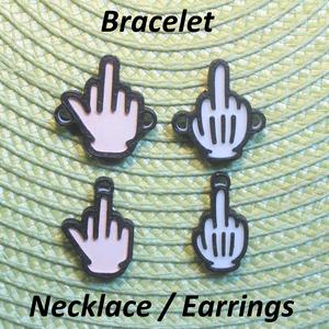 4 Finger Necklaces, Bracelets, Earrings, Jewelry