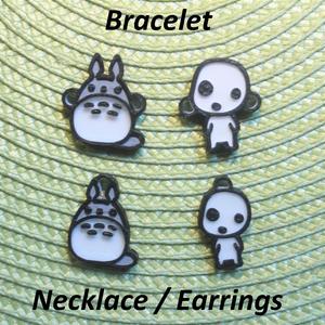 4 Ghibli Necklaces, Bracelets, Earrings, Jewelry
