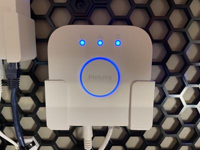 Philips Hue Hub Holder for Honeycomb Storage Wall