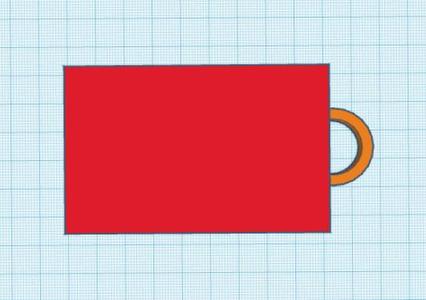 Rectangular Keychain Design