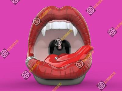 sexy vampire mouth