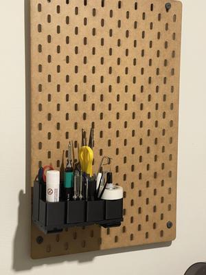 Gridfinity refined Ikea Skådis mount