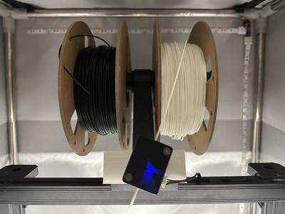 Ender 3 S1 Centered Filament Sensor for Dual Spool