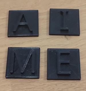 Alphabet stamps