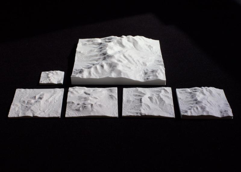 Washington, Katahdin, Mansfield, Greylock 3D Maps