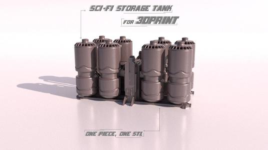 SCI-FI STORAGE TANK