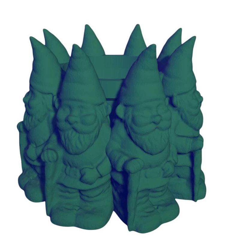 Garden Gnome Plant Pot Pen Holder Gonk No Supports