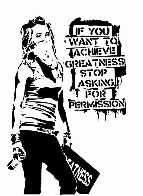 Archieve Greatness stencil