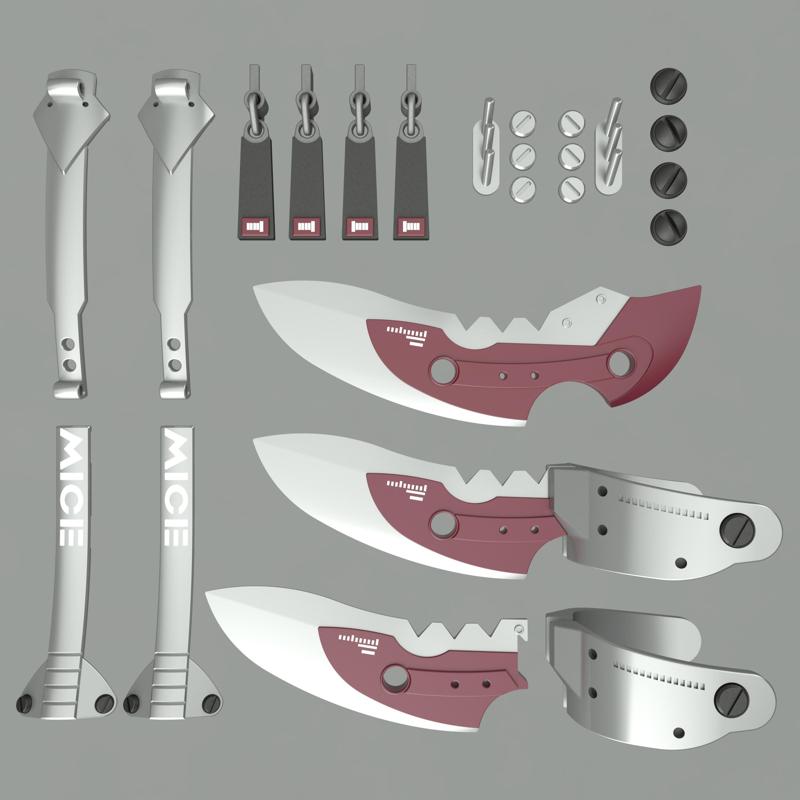 Zenless Zone Zero ZZZ Jane Doe Shoe accessories. Video game, props, cosplay