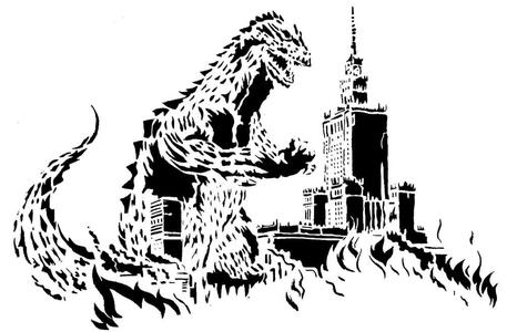 Godzilla stencil 2