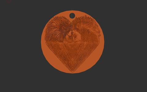 lion love face