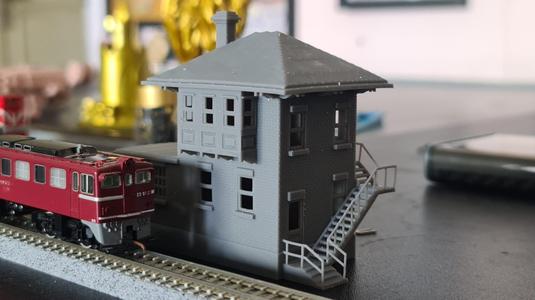 Standard Brick Cabin Ver.01 (N-Scale, scale 1/150)
