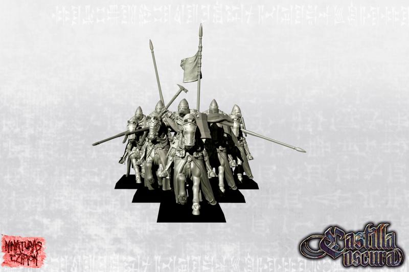 Late Crusader Knights on Horse- Complete Regiment