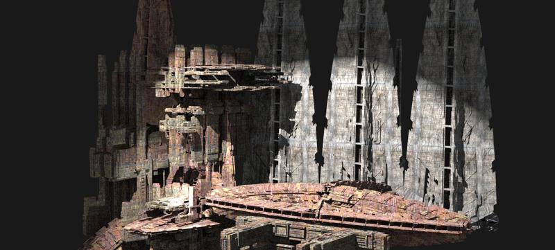 Mega City Space Station Kit bash Extended