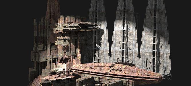 Mega City Space Station Kit bash Extended