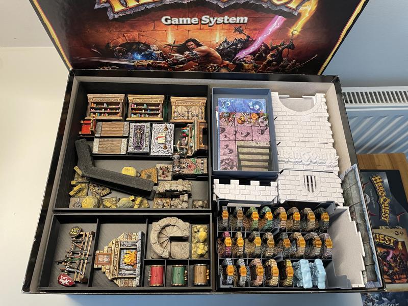 HeroQuest 2021  and Frozen Horror box inserts