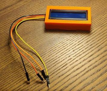 Protective box for Arduino LCD with I2C